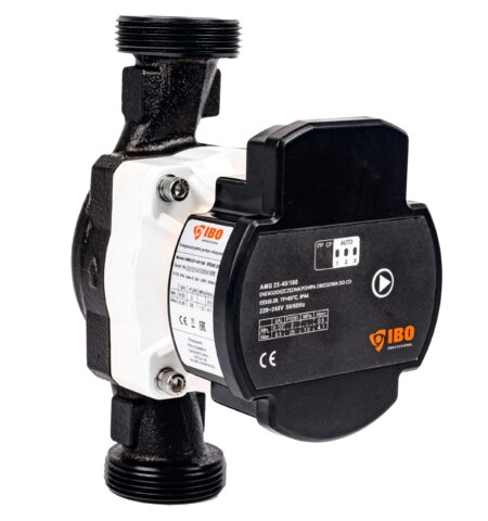 Електронна циркулационна помпа IBO AMG 25-40/180, 22 W, 4.5 м, 42 л/мин, 180 мм - RV91