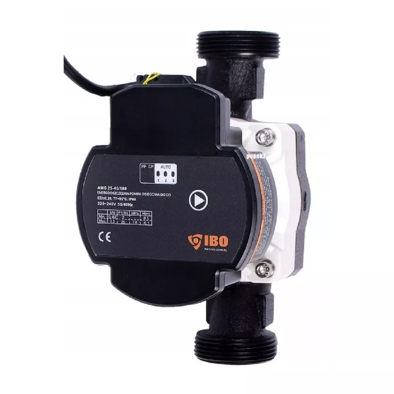 Електронна циркулационна помпа IBO AMG 25-40/180, 22 W, 4.5 м, 42 л/мин, 180 мм - RV91 - Image 3